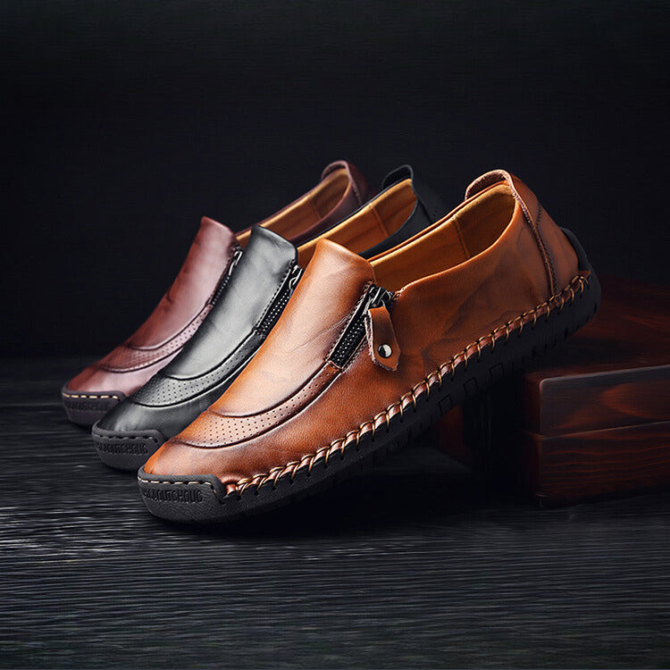 Marino Genuine Leather Slip-On Shoes