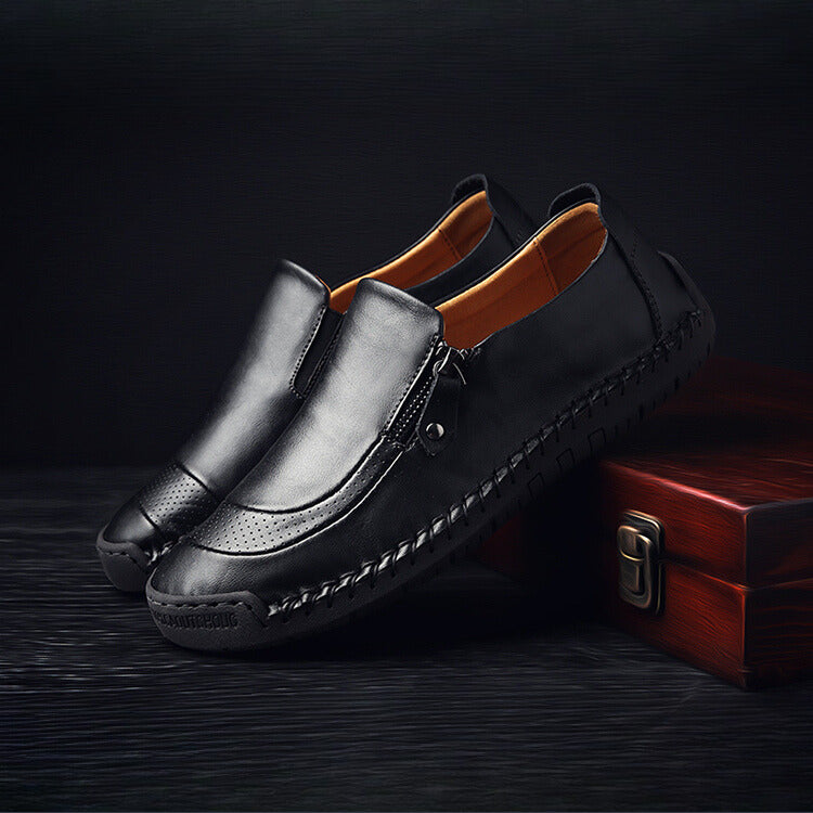 Marino Genuine Leather Slip-On Shoes