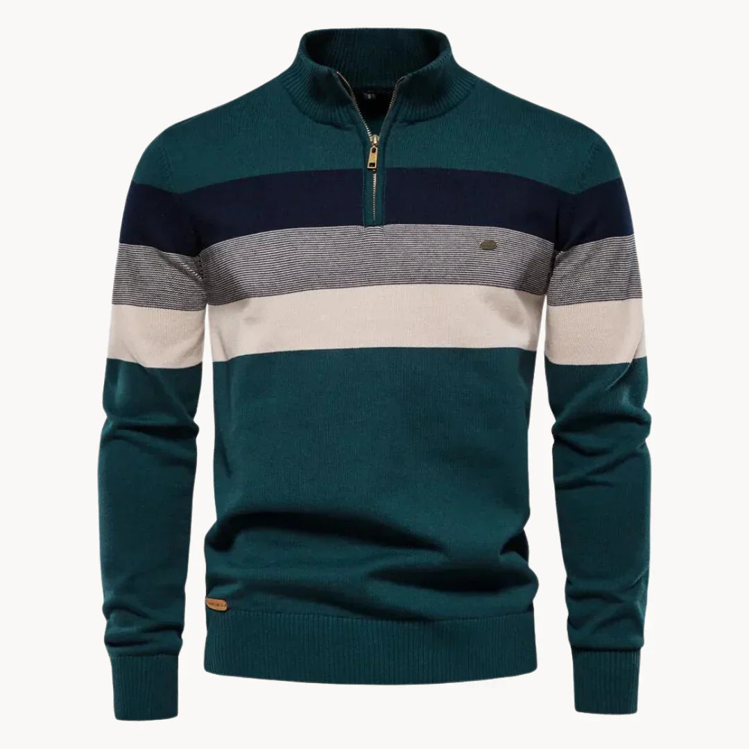 BURK QUARTER ZIP SWEATER