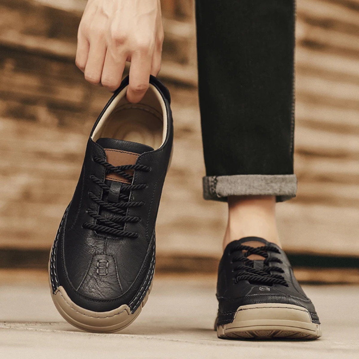 Calder Low Leather Sneakers