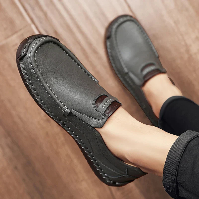 Romano Genuine Leather Slip-On Shoe