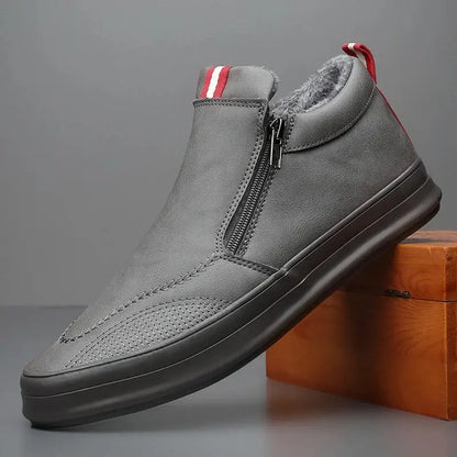 BROOKS LEATHER SNEAKERS